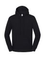 Heren Hoodie Fruit of the Loom Iconic Zwart